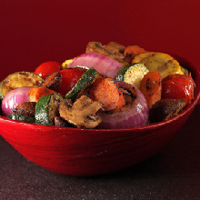 roasted veggies with cajun