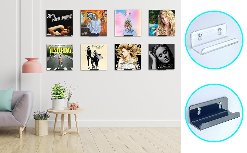 Vinyl Record Shelf Wall Mount 