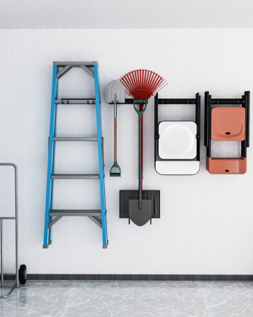 YYR Folding Chair Rack Wall Mount