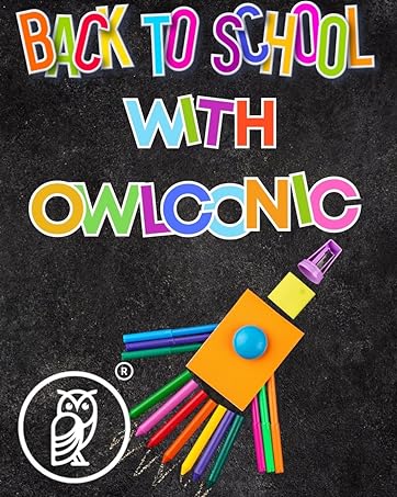 Back to School with Owlconic Back to School Products