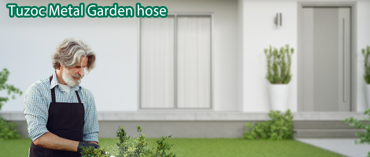 Metal garden hose