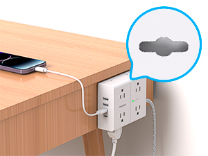 wall mountable power strip