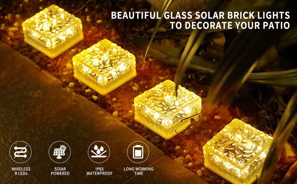 Solar Brick Lights…