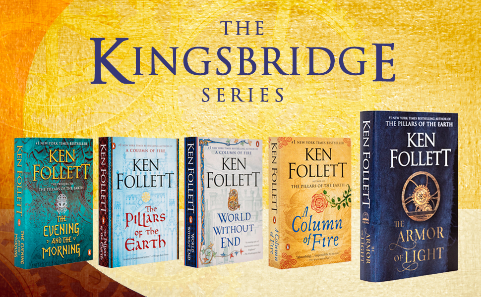 The Kingsbridge Series by Ken Follett. Features all 5 books from this series.