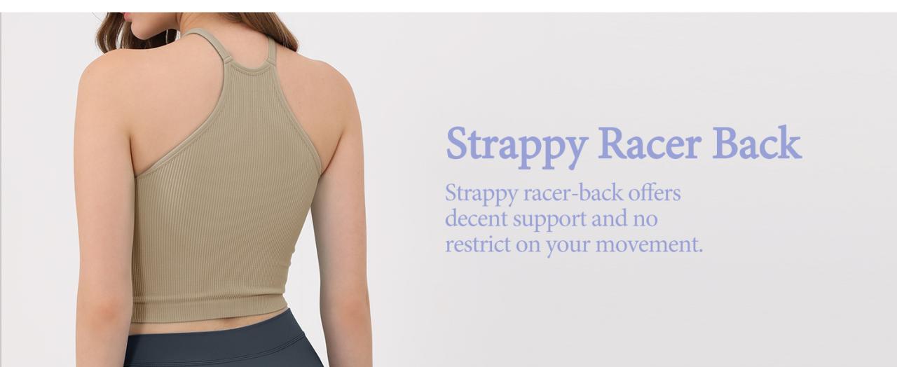 Strappy racer back