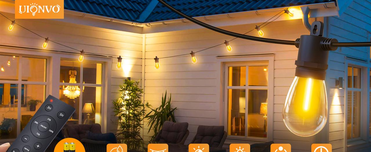 string lights for outside