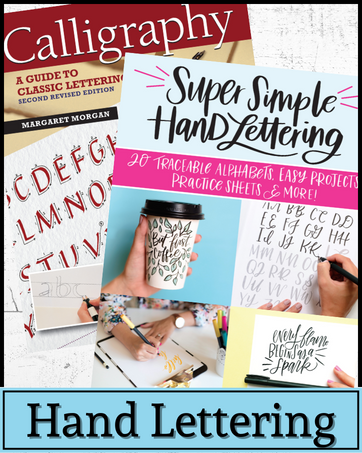 Cover art for Calligraphy and Super Simple Hand Lettering and text, 