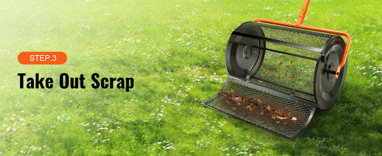 compost spreader for lawn