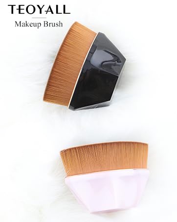 flat top kabuki foundation brush for liquid makeup