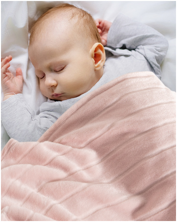 Pink Stripe Baby Blanket