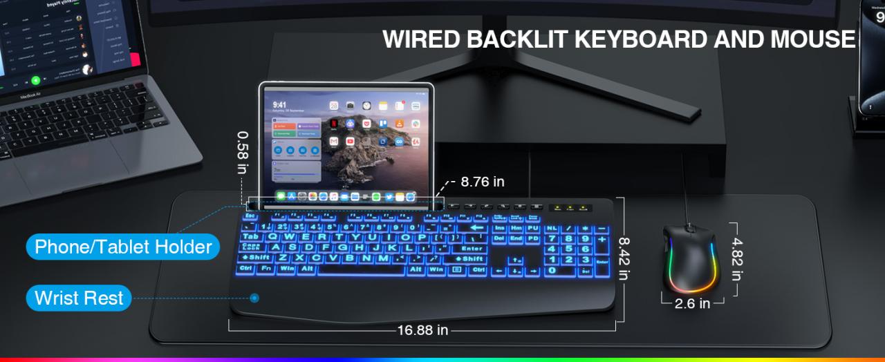 wired keyboard