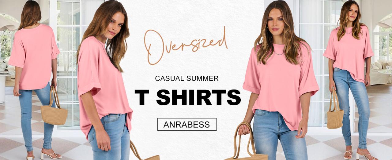 oversized tshirts for women