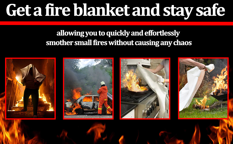 ;fire blanket for home and kitchen