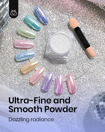 chrome nail powder