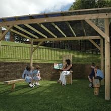 Courtyard Pergola Shading