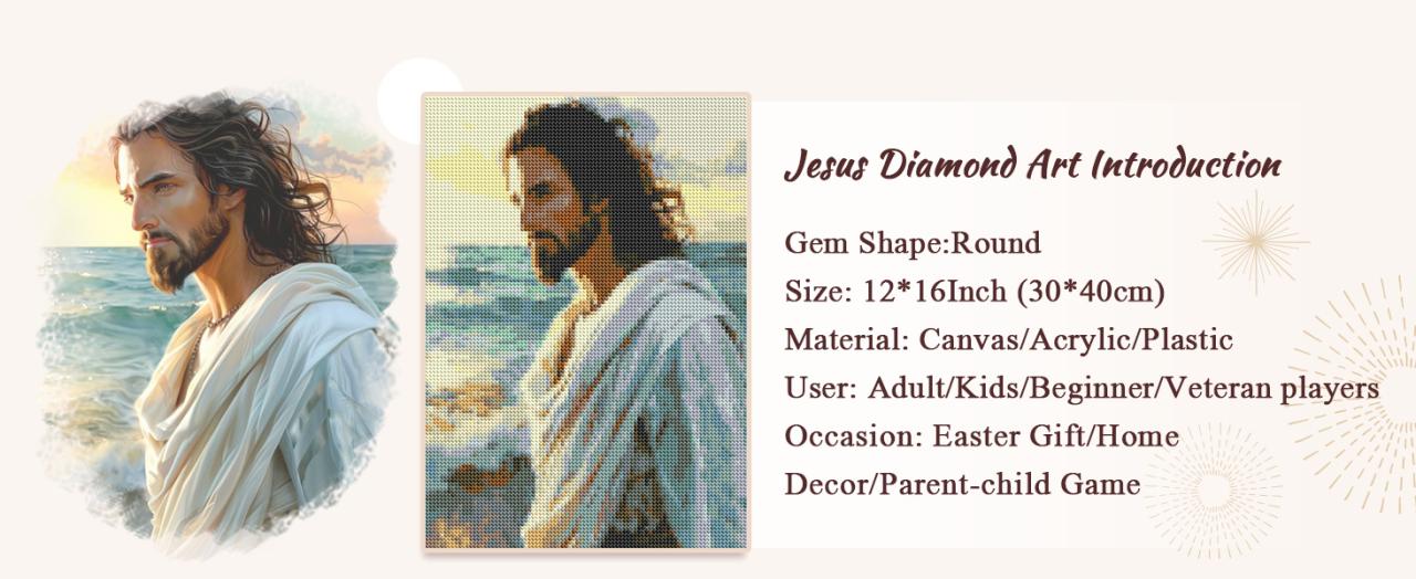 Jesus diamond painting