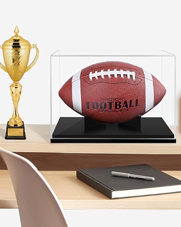 football display case on the table