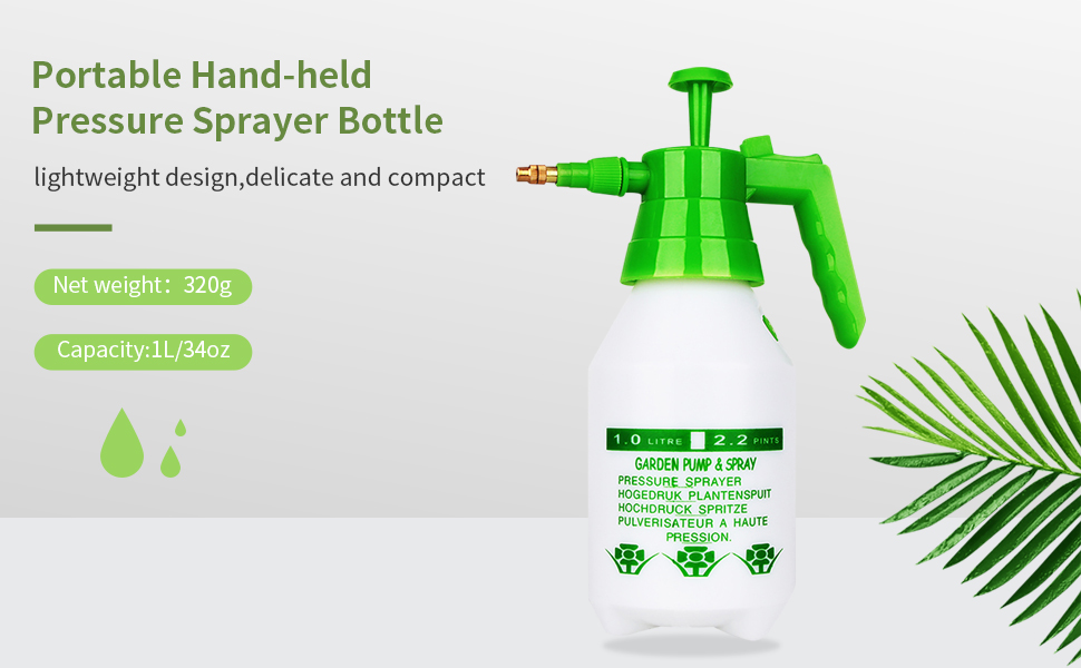 Garden pump sprayer