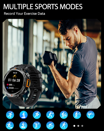 Military Smart Watch for Men