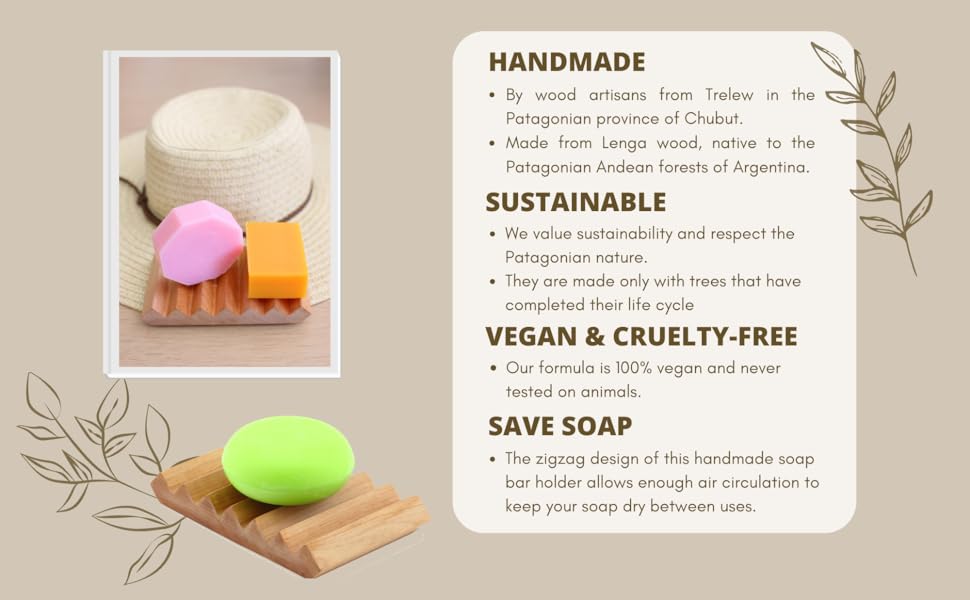 handmade sustainable save soap holder soap shampoo contendeor jabon porta 