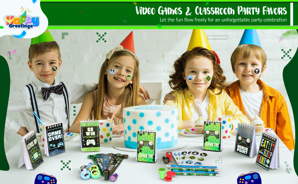 Video Game Theme Party Favors Classroom Rewards