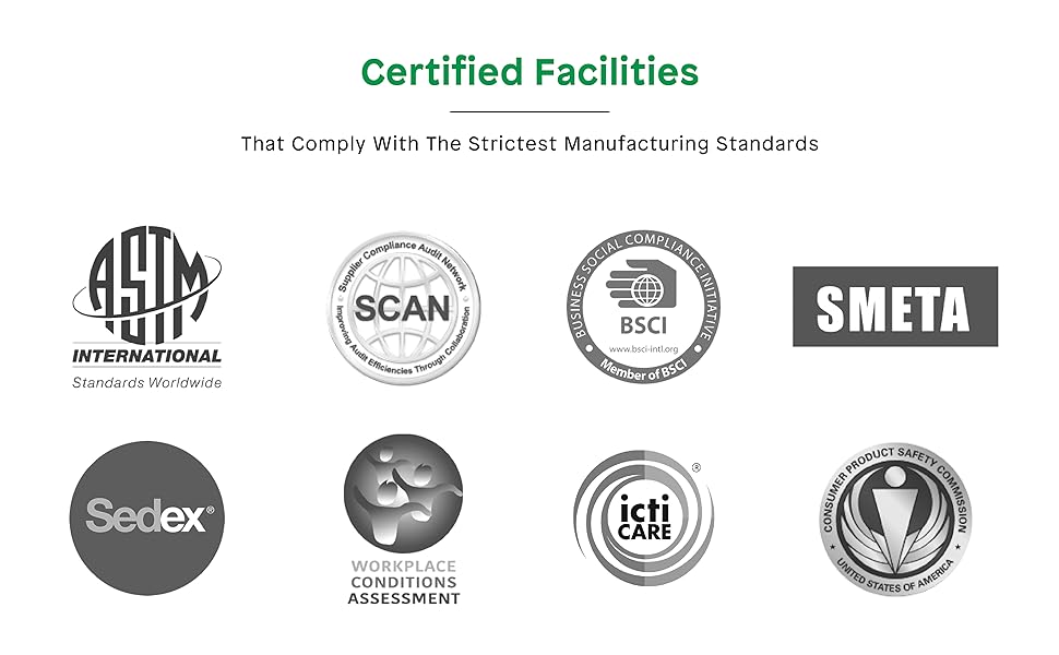 Boley only uses certified manufacturing facilities that comply with the strictest standards