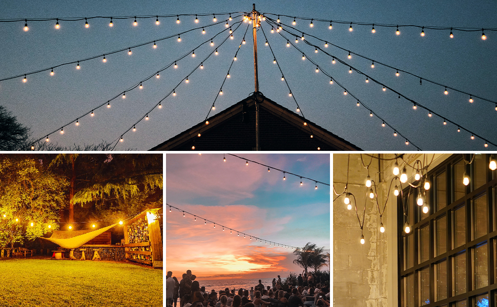 dimmable outdoor string lights