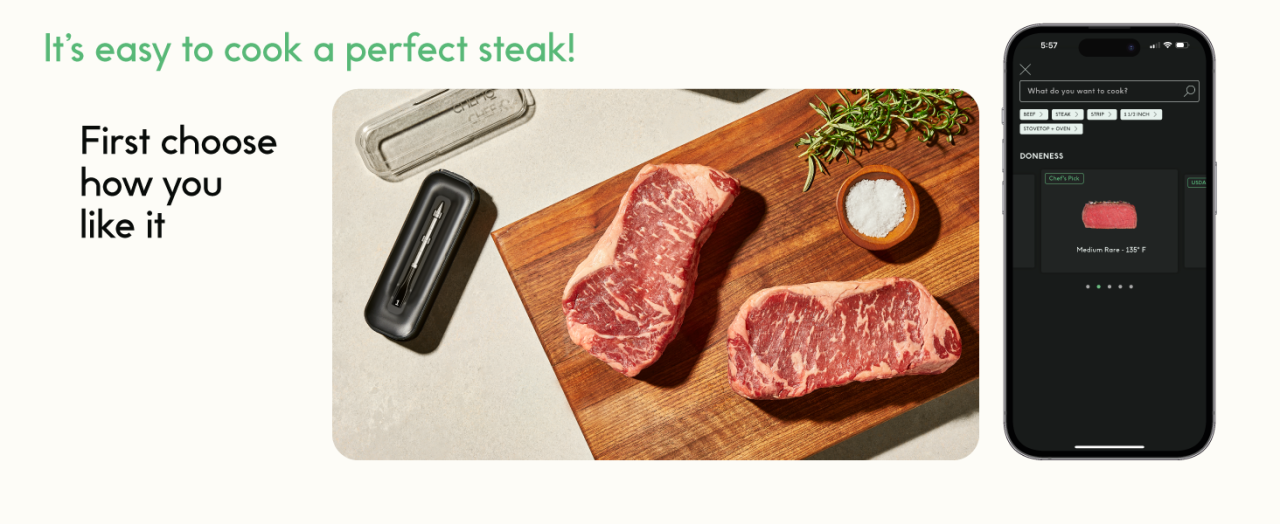 It's easy to cook a perfect steak!