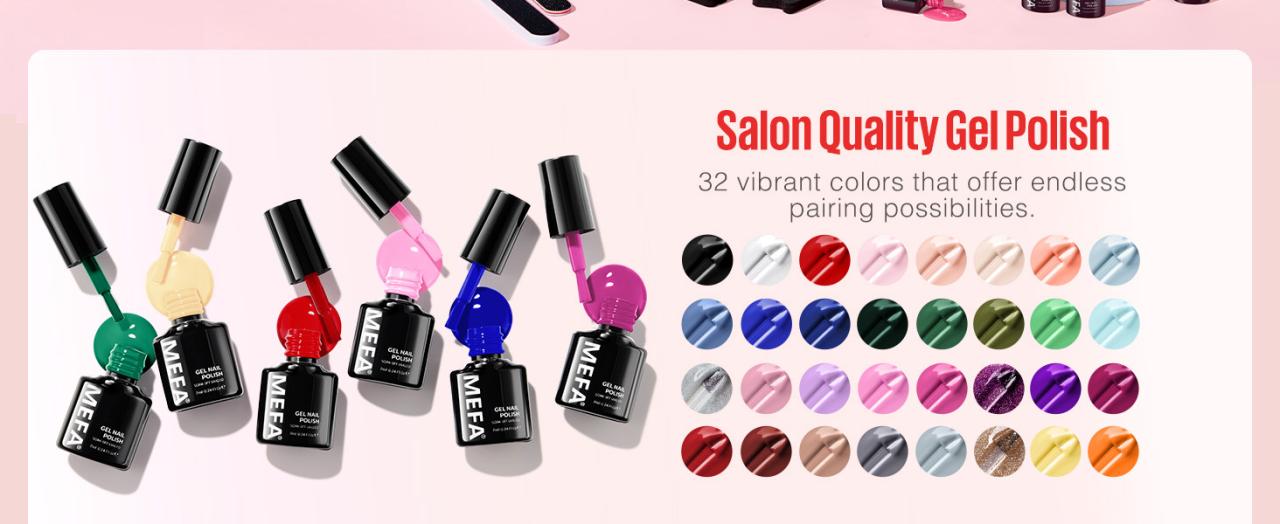 salon quality gel nail polish