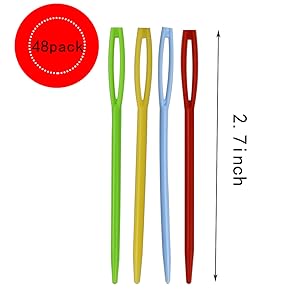 Large Eye Plastic Sewing Needles