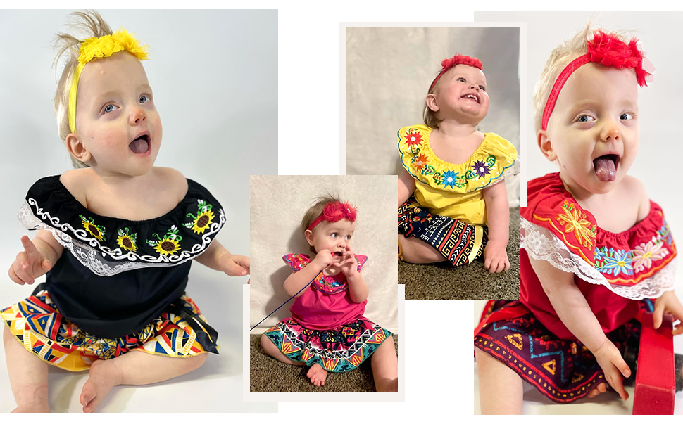 Baby Girl Mexican Clothes