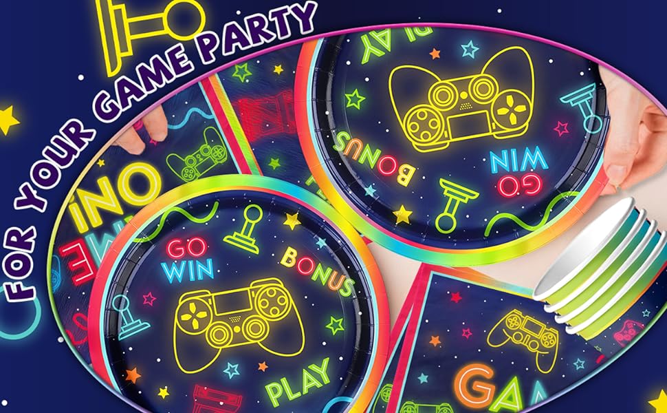 Video Game Party Tableware Set