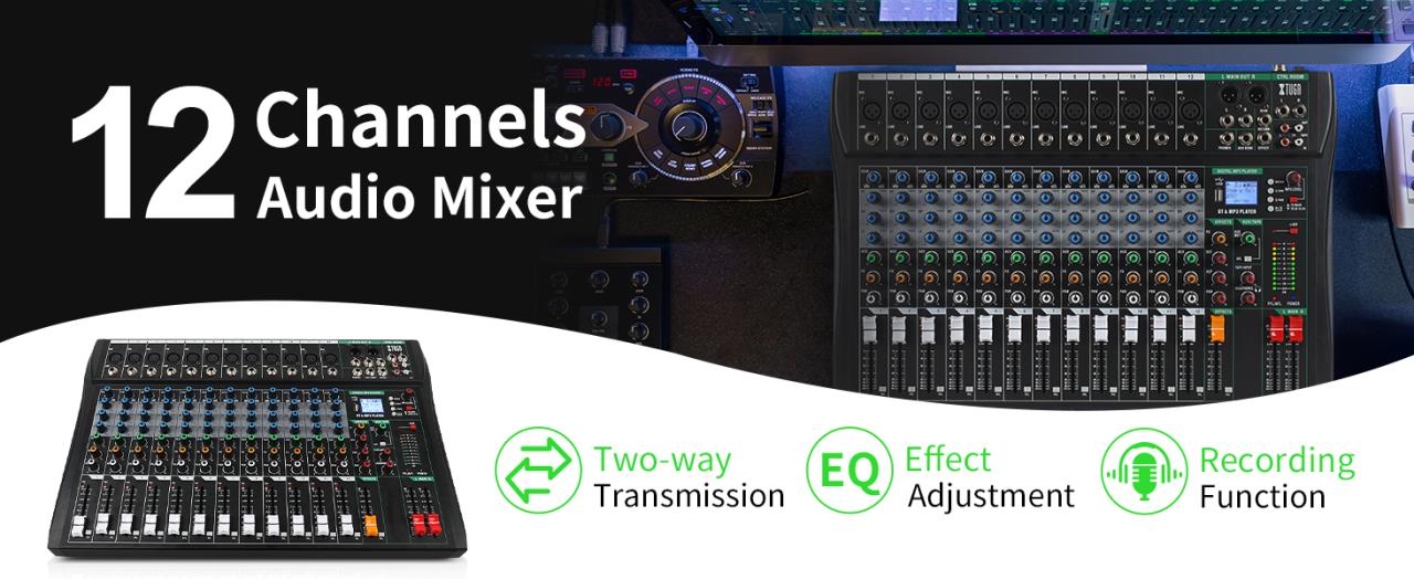 12 channel mixer