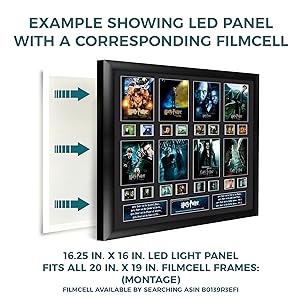 led light panel filmcells home decor