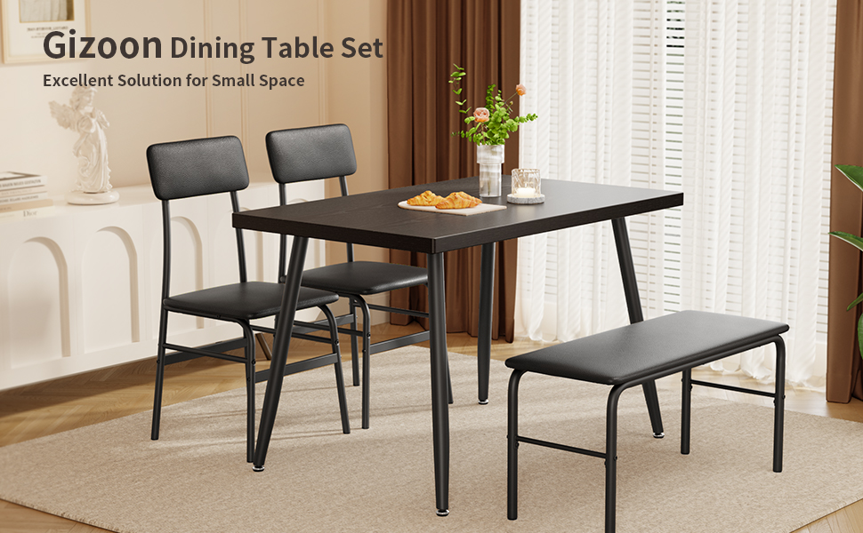 gizoon table chair set for 4