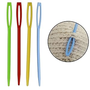 Large Eye Plastic Sewing Needles