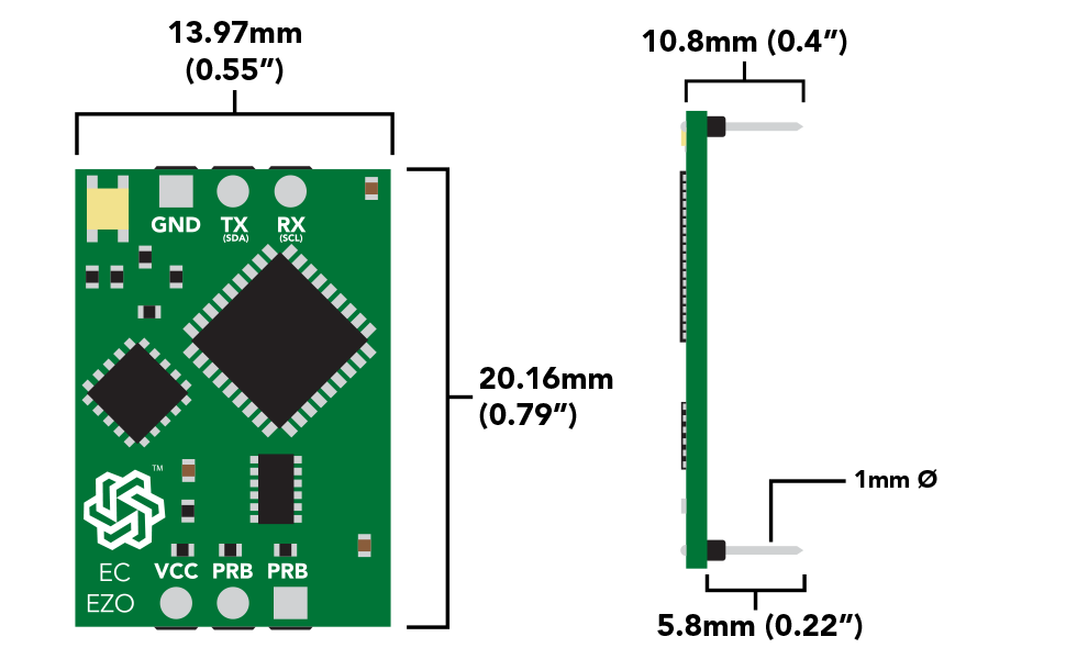 Atlas Scientific Conductivity Circuit, EZO-EC