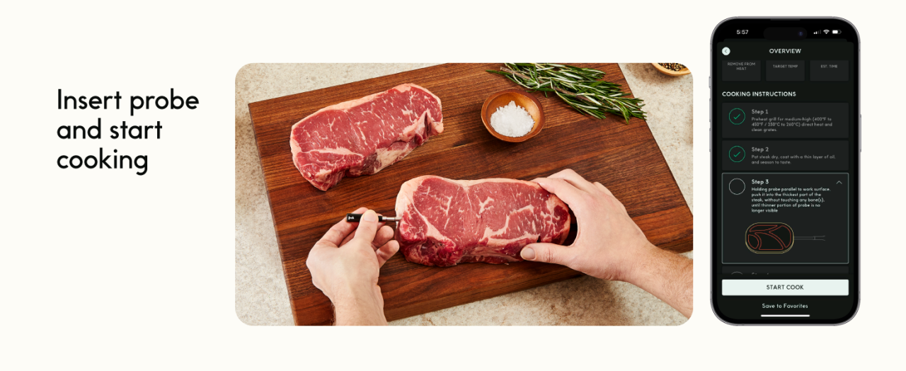 It's easy to cook a perfect steak!