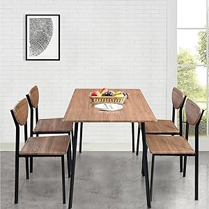 retro 5 piece table set