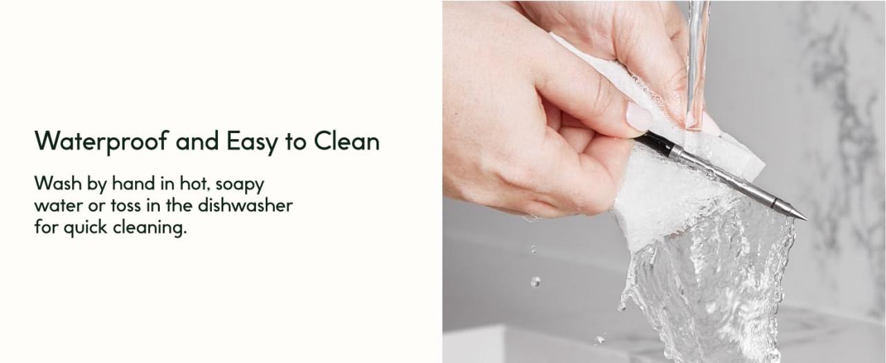 Waterproof and Easy to Clean