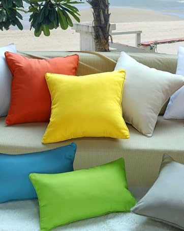 Bonzer waterproof outdoor pillow covers