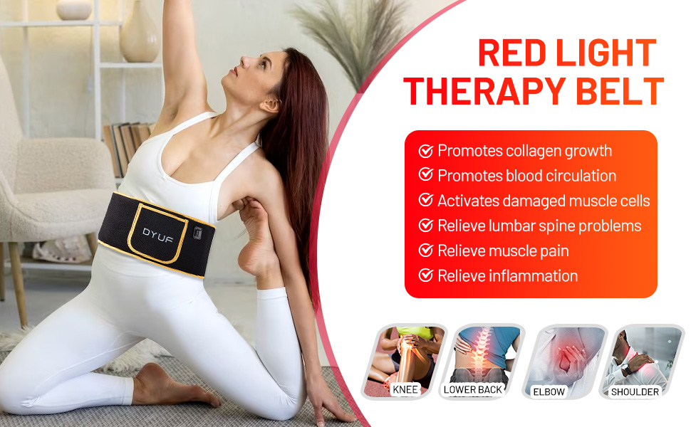 infrared light therapy，red light therapy，red light therapy belt