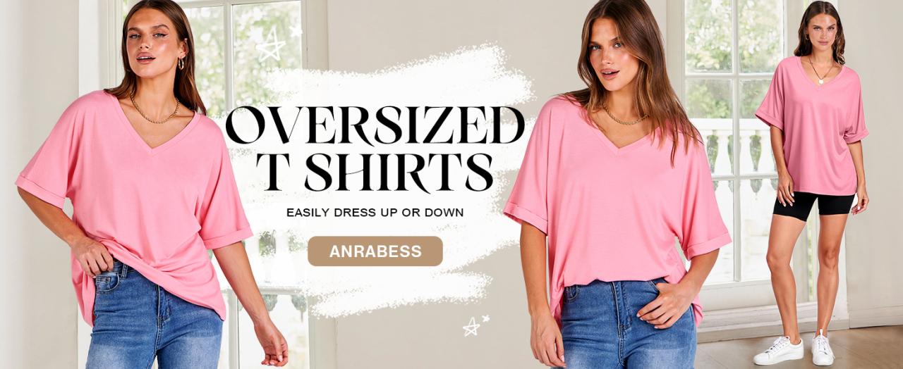 oversized tshirts for women