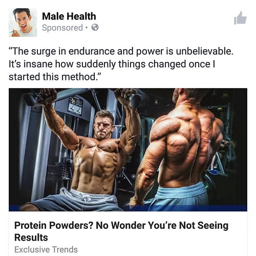 When some random facebook page uses two of your images of @garthherron without permission to try and sell some miracle supplements. You can tell why from the shape of Garth but it was hard work and dedication that got Garth there not some capsule.   #mart