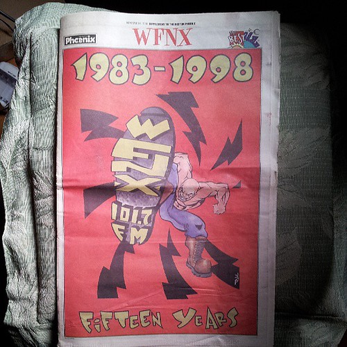 #WFNX - Supplement to the #BostonPhoenix - Nov 6, 1998 Both, sadly, now defunct.