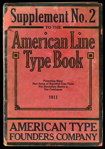 Supplement No. 2 to the American Line Type Book (1911)