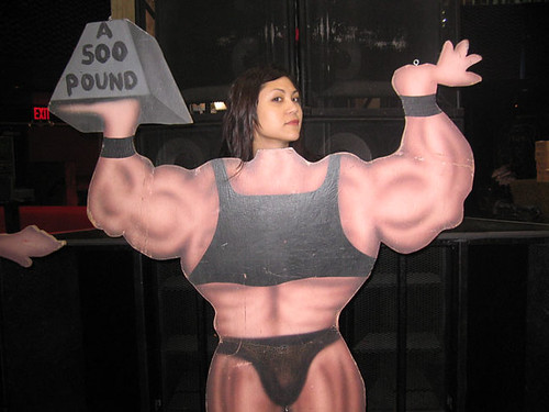 muscle woman