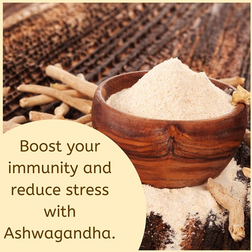 Boost your immunity and reduce stress with Ashwagandha.