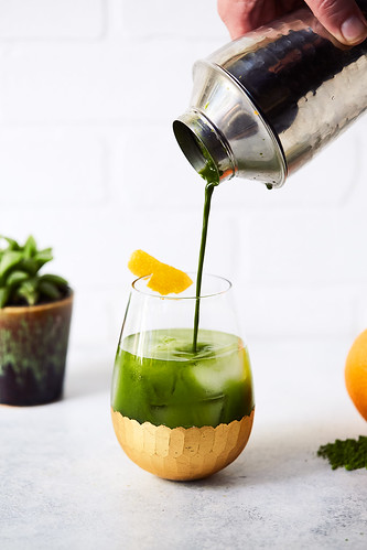 Immune Supportive Citrus Matcha Elixir