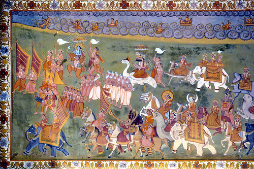 India - Rajasthan - Jodhpur - Mehrangarh Fort - Mural - 32